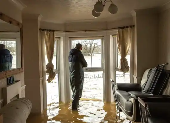 water damage restoration service Chester Center